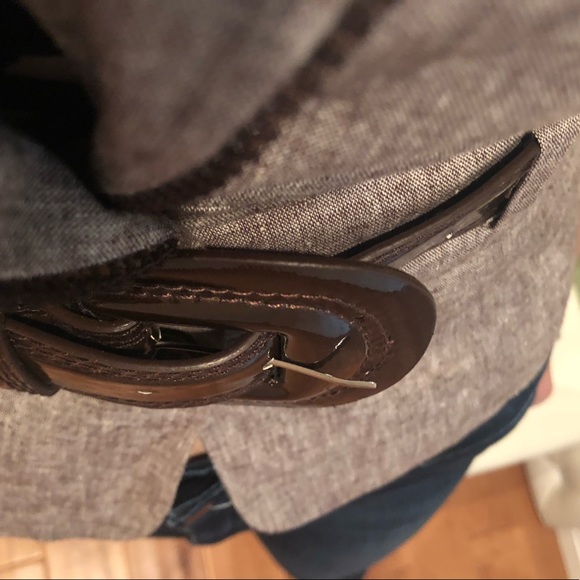 Tan brown belted blazer - Picture 5 of 8